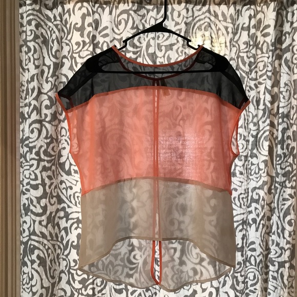 Live 4 Truth Color Block Sheer Top - Picture 1 of 5
